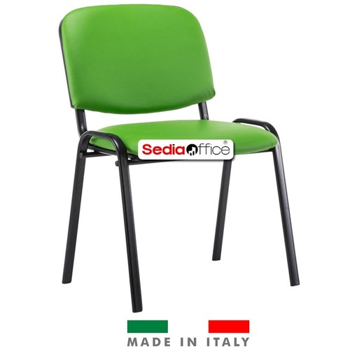Sedia ecopelle verde - sedia, lavabile