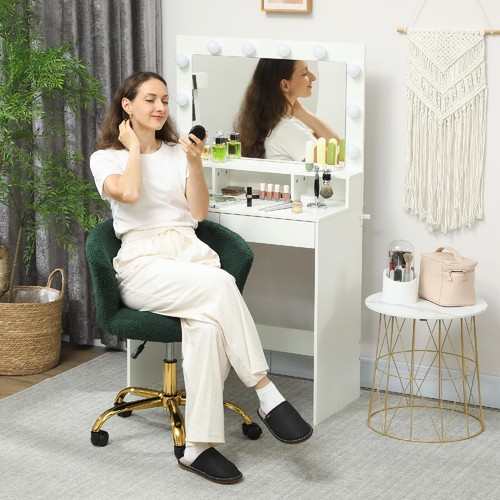 Sedia ufficio con - ruote, in